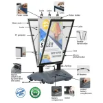 Ledli Wind Pro Kaldırım Panosu